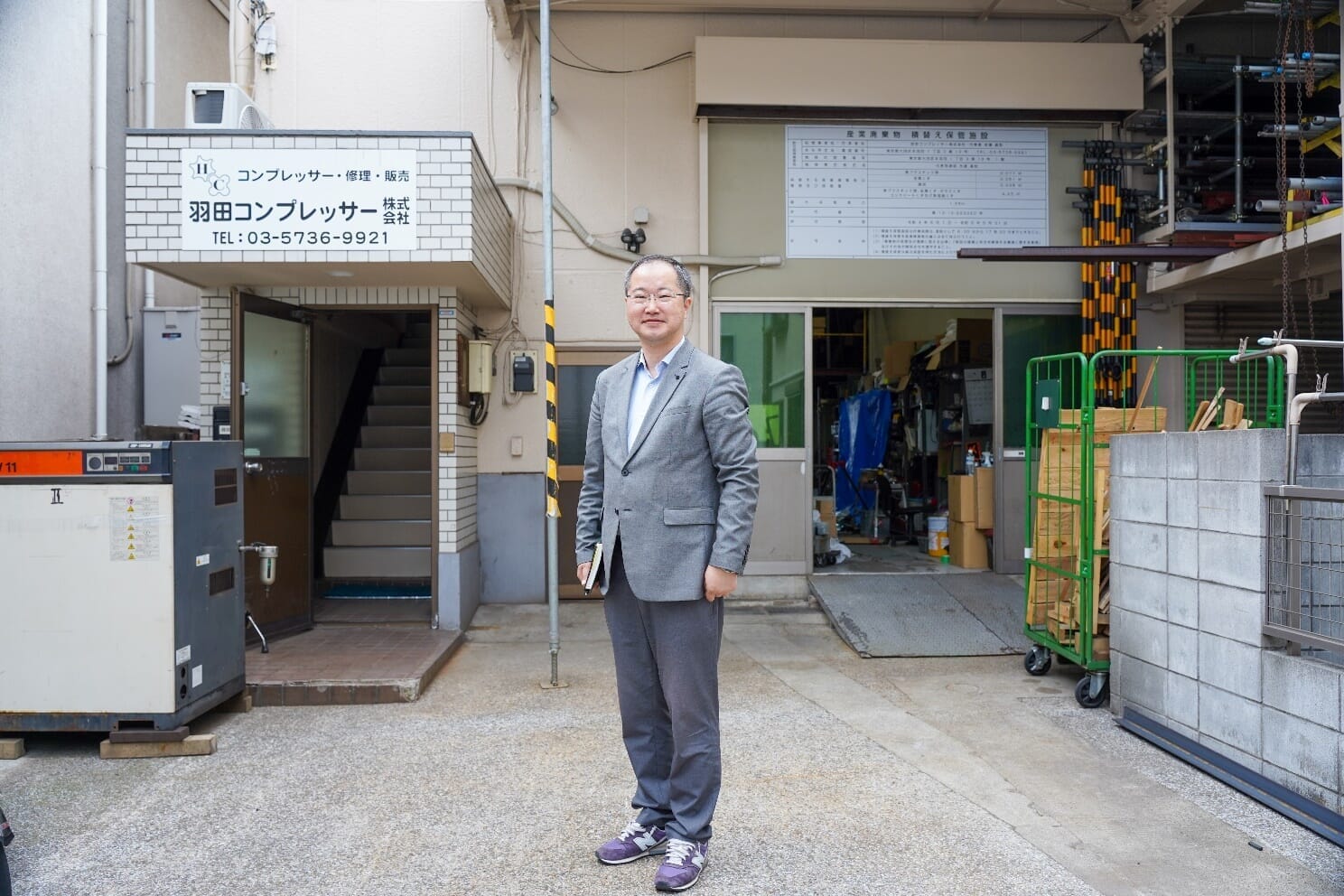 羽田コンプレッサー株式会社様のご様子